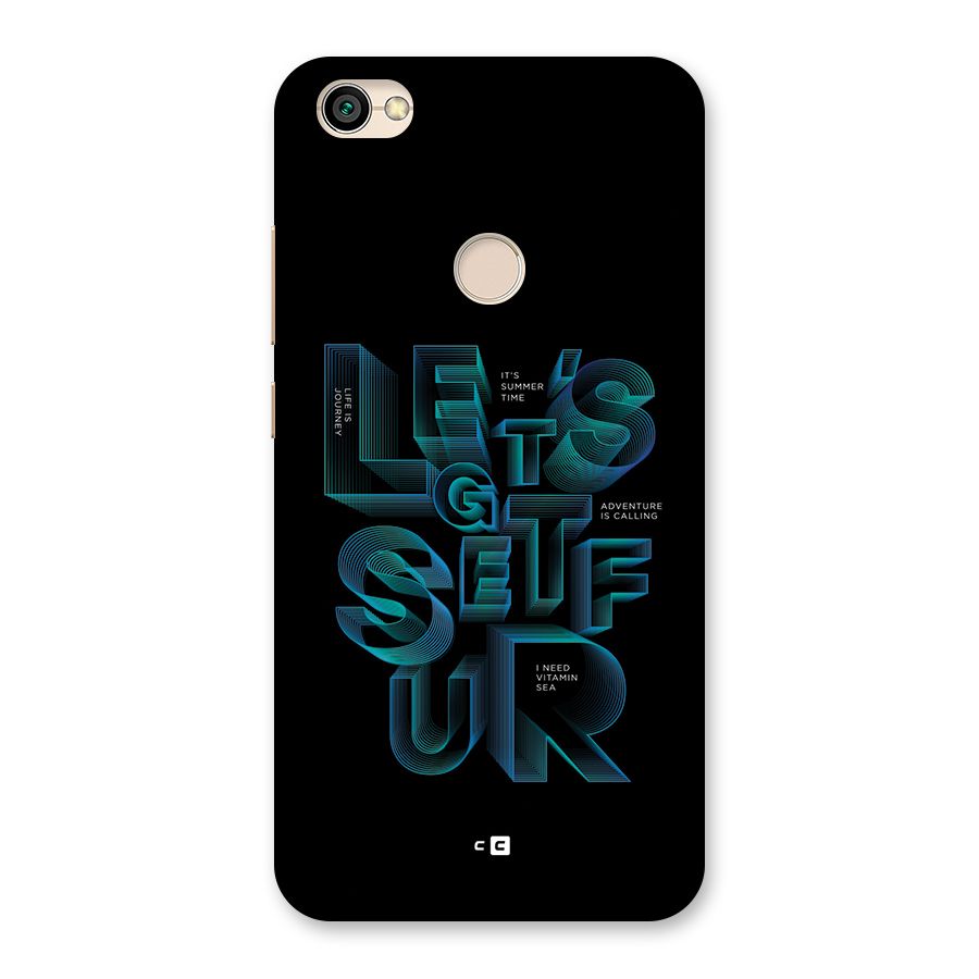 Lets Get Surf Back Case for Redmi Y1 2017