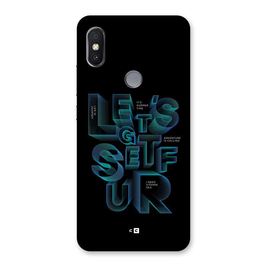 Lets Get Surf Back Case for Redmi Y2