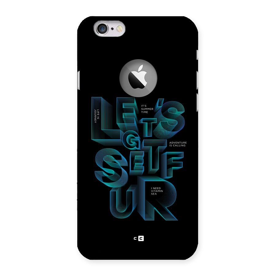 Lets Get Surf Back Case for iPhone 6 Logo Cut