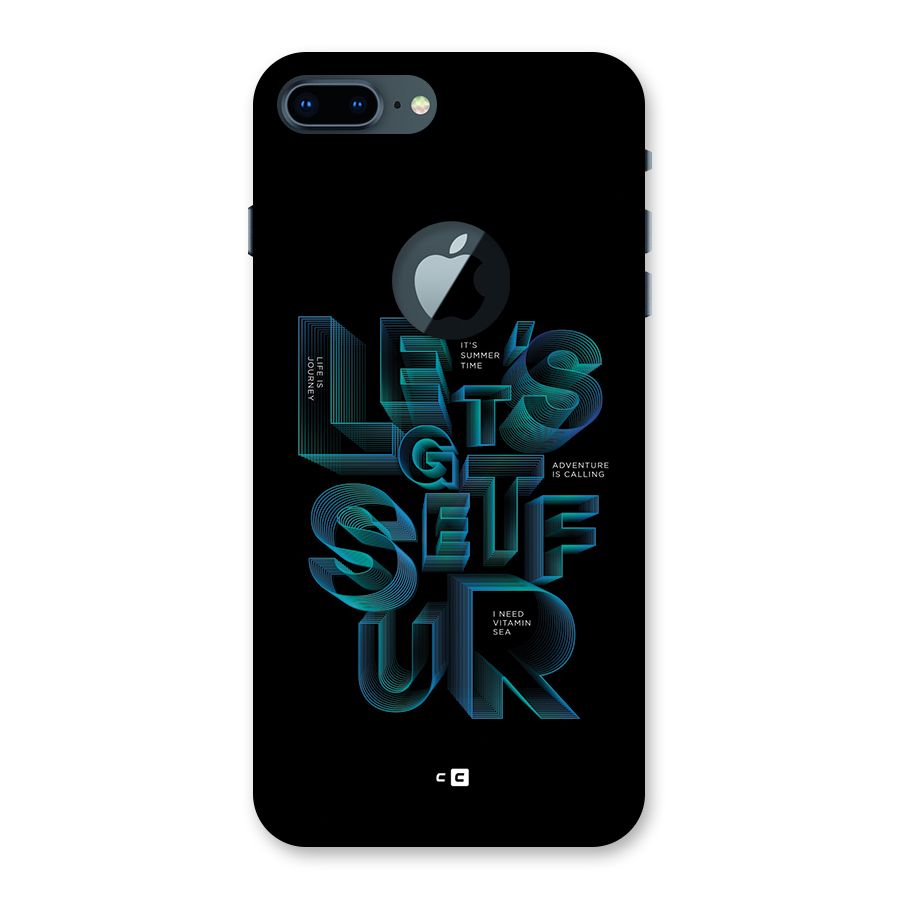 Lets Get Surf Back Case for iPhone 7 Plus Logo Cut