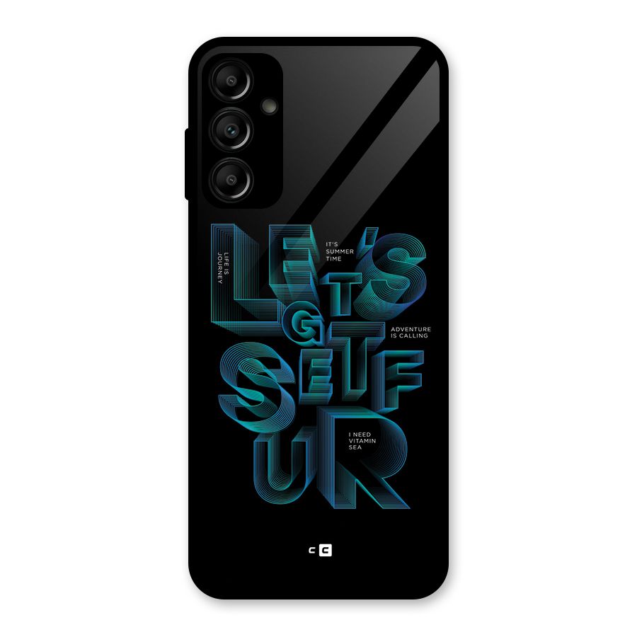 Lets Get Surf Glass Back Case for Galaxy A14 5G
