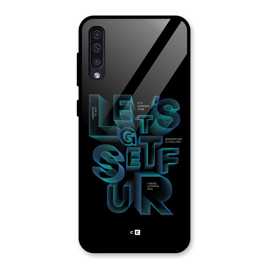 Lets Get Surf Glass Back Case for Galaxy A30s