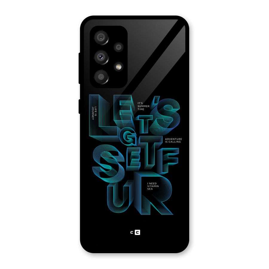 Lets Get Surf Glass Back Case for Galaxy A32