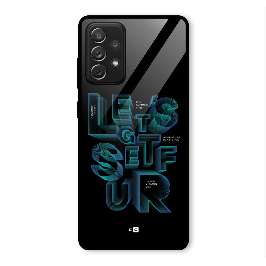 Lets Get Surf Glass Back Case for Galaxy A72