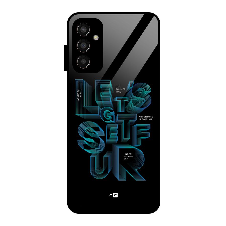 Lets Get Surf Glass Back Case for Galaxy F13
