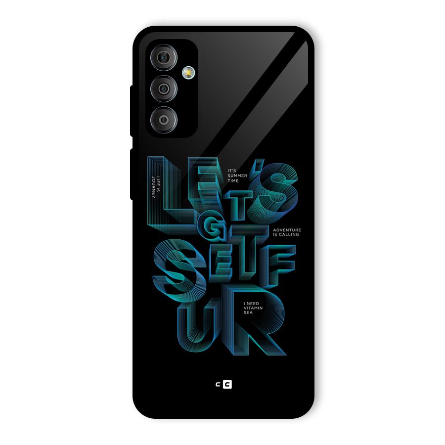 Lets Get Surf Glass Back Case for Galaxy F23