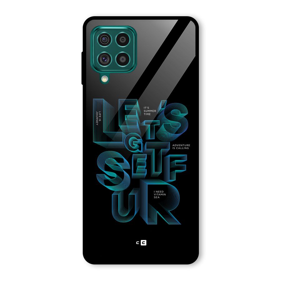 Lets Get Surf Glass Back Case for Galaxy F62