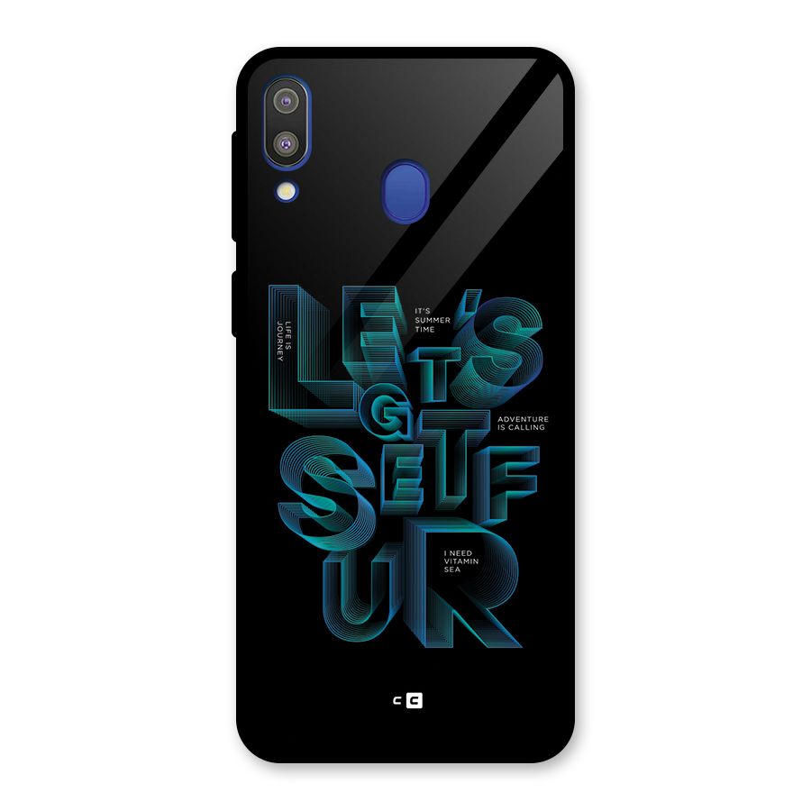 Lets Get Surf Glass Back Case for Galaxy M20