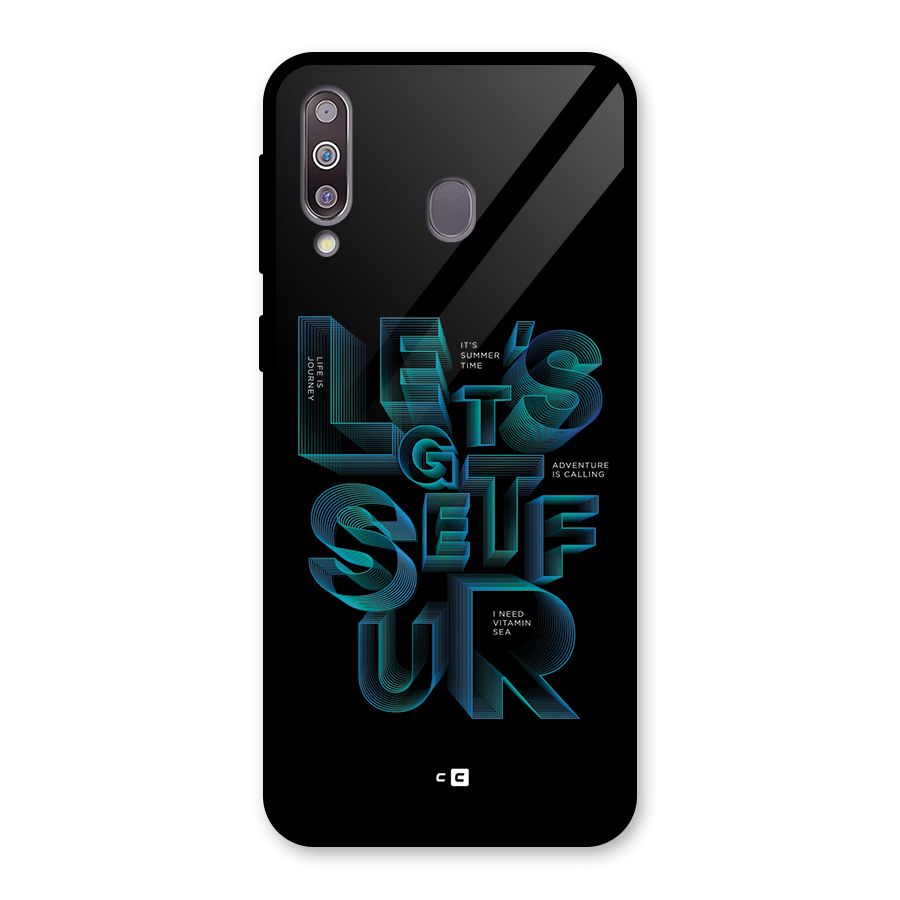 Lets Get Surf Glass Back Case for Galaxy M30