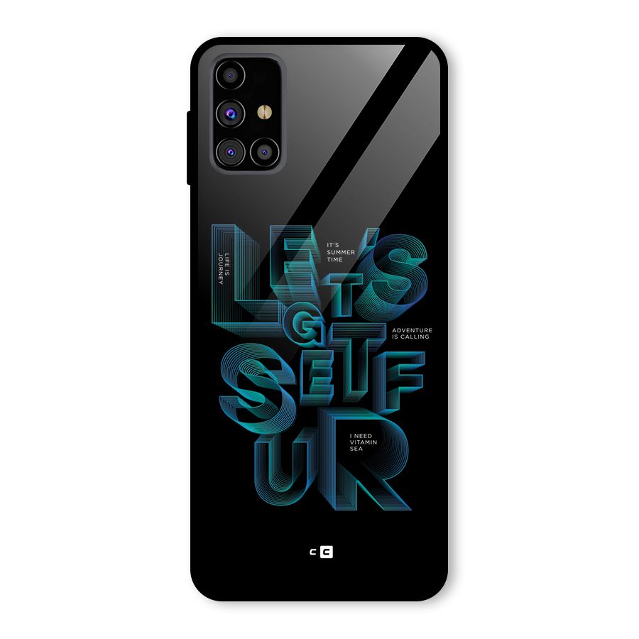 Lets Get Surf Glass Back Case for Galaxy M31s