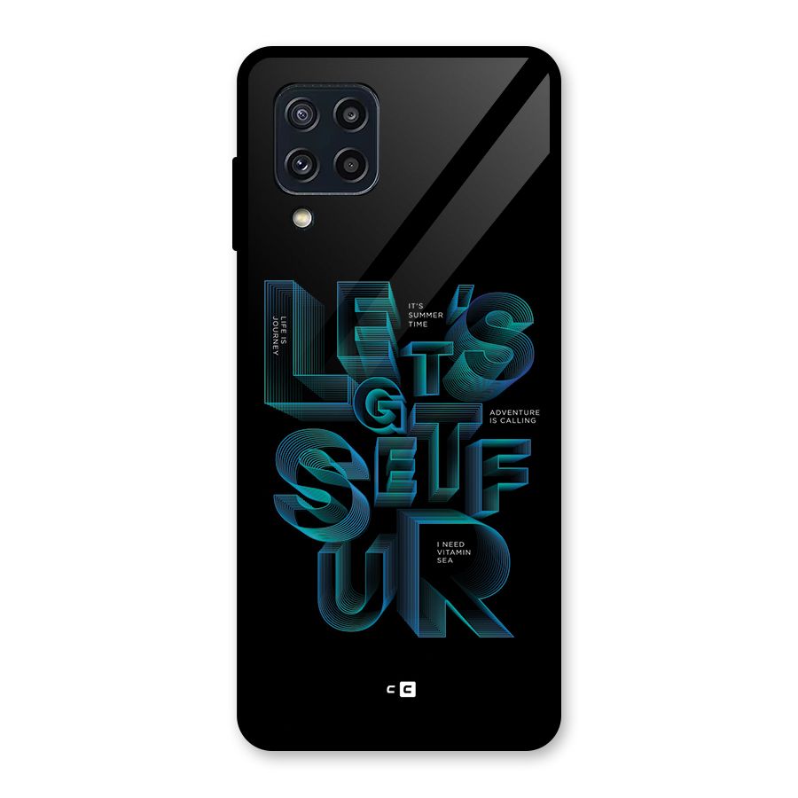 Lets Get Surf Glass Back Case for Galaxy M32