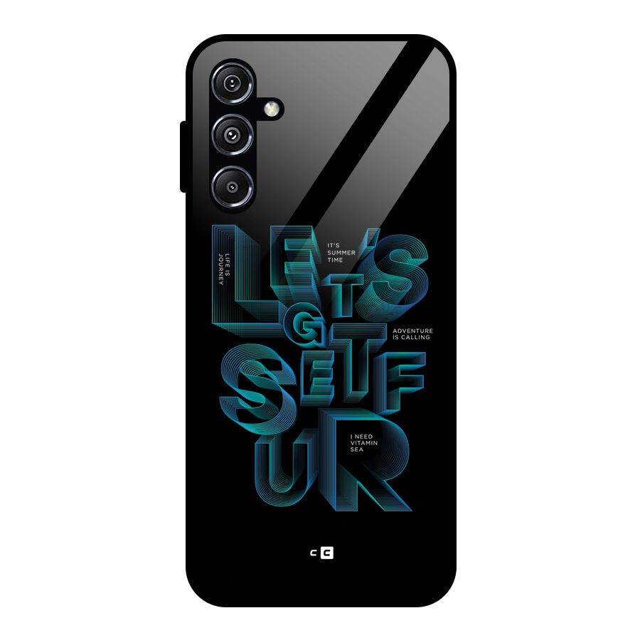 Lets Get Surf Glass Back Case for Galaxy M34 5G