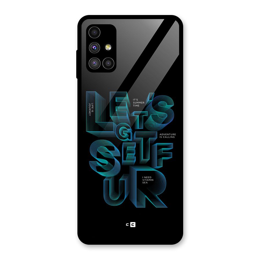 Lets Get Surf Glass Back Case for Galaxy M51