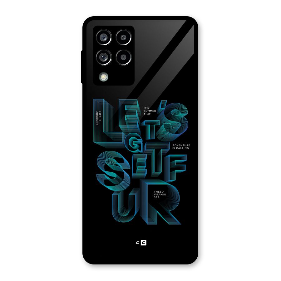 Lets Get Surf Glass Back Case for Galaxy M53 5G