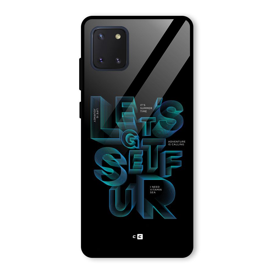 Lets Get Surf Glass Back Case for Galaxy Note 10 Lite