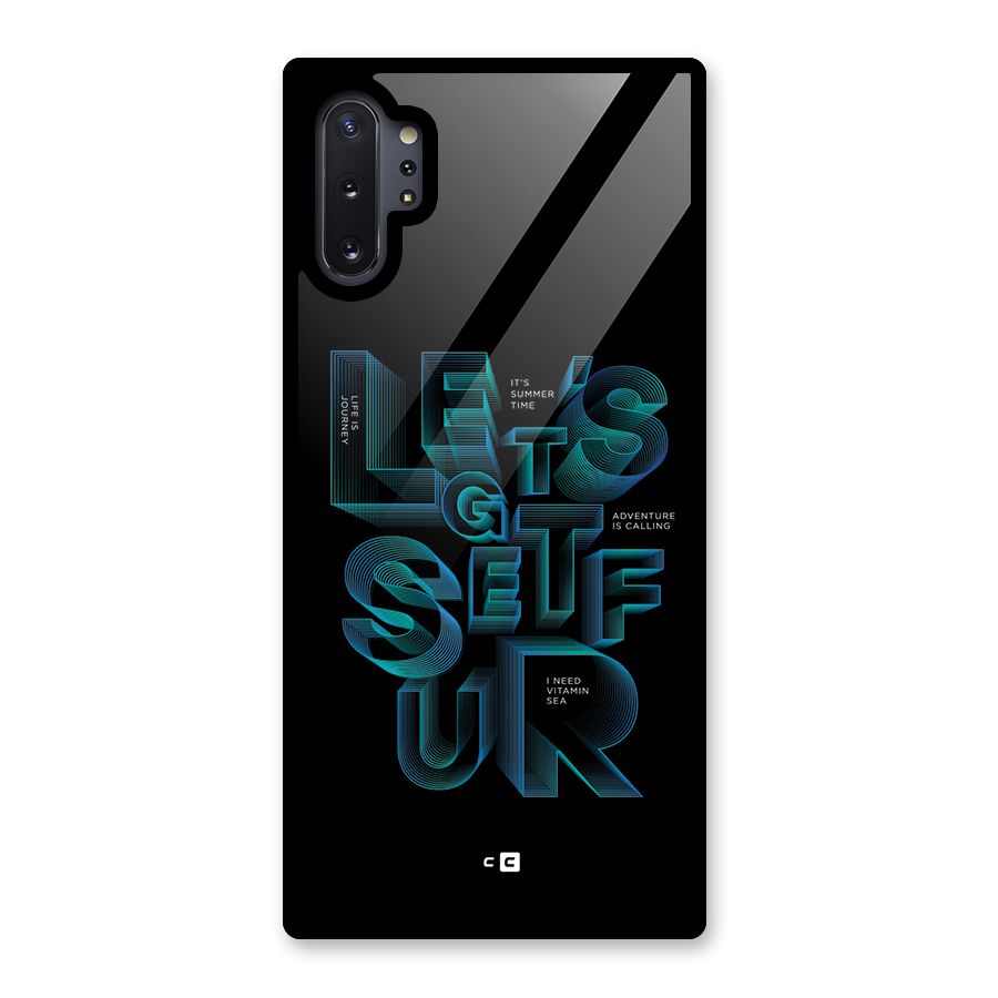 Lets Get Surf Glass Back Case for Galaxy Note 10 Plus