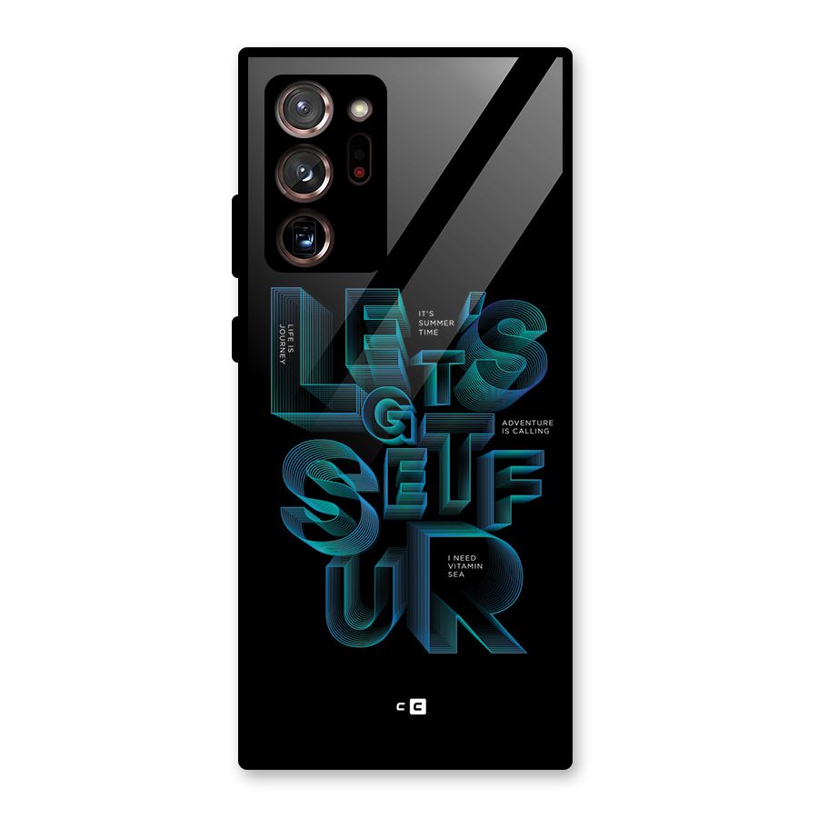 Lets Get Surf Glass Back Case for Galaxy Note 20 Ultra