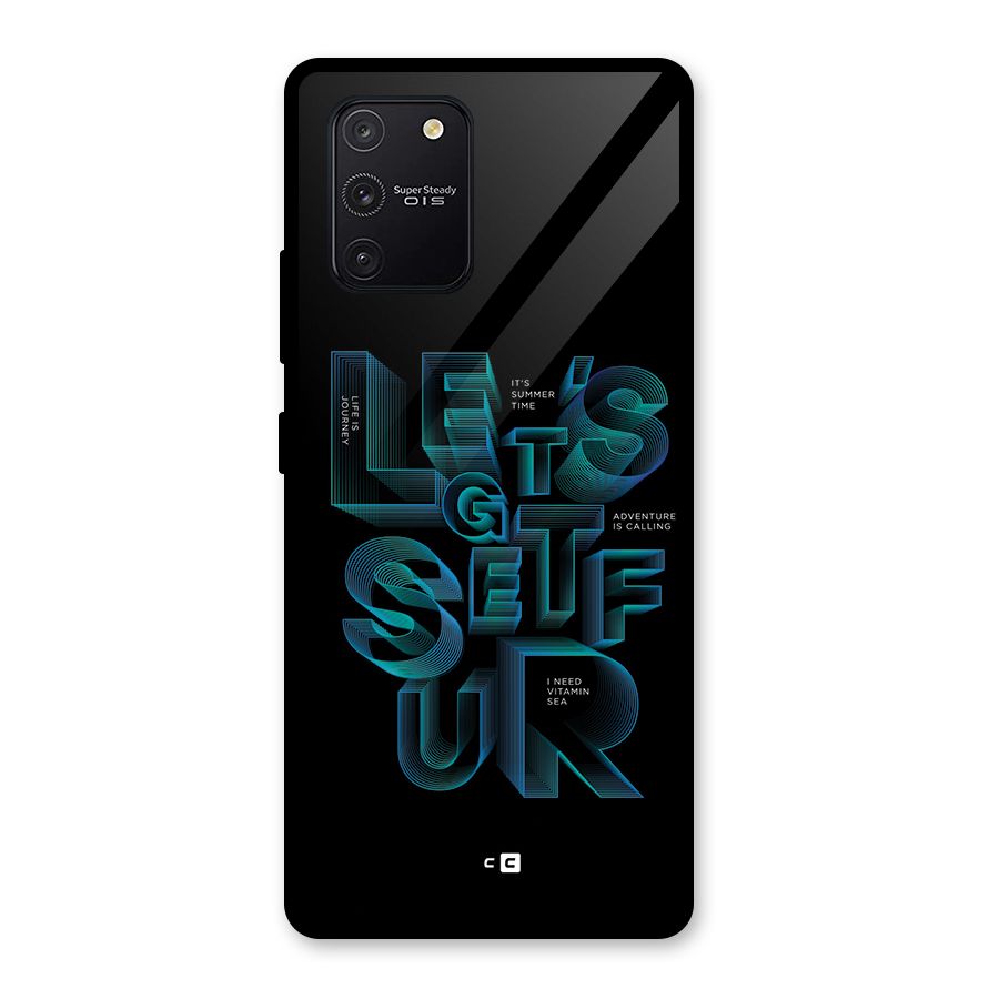 Lets Get Surf Glass Back Case for Galaxy S10 Lite