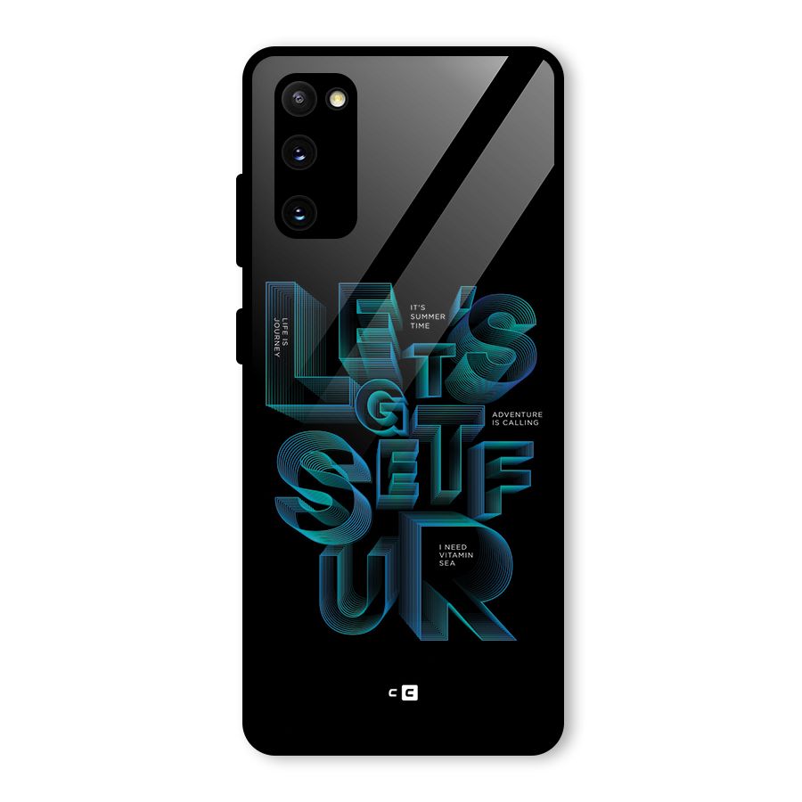 Lets Get Surf Glass Back Case for Galaxy S20 FE 5G