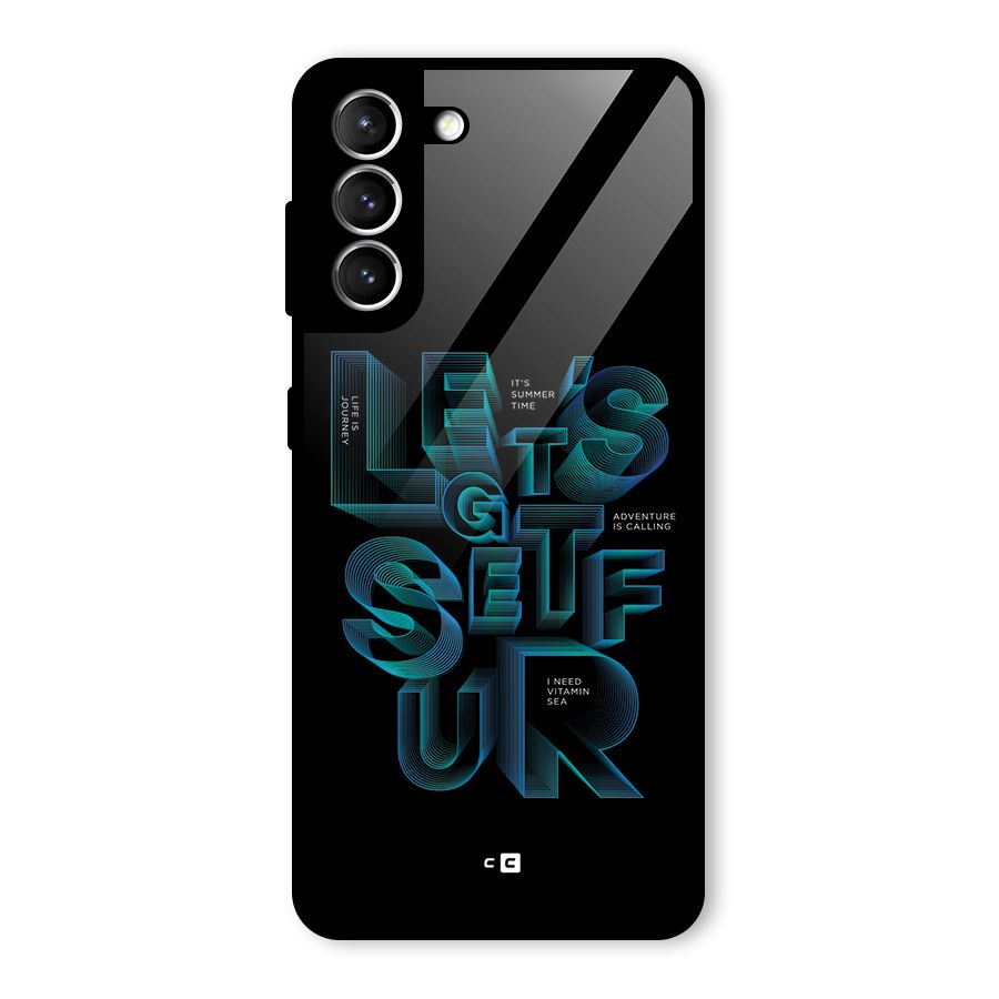 Lets Get Surf Glass Back Case for Galaxy S21 5G