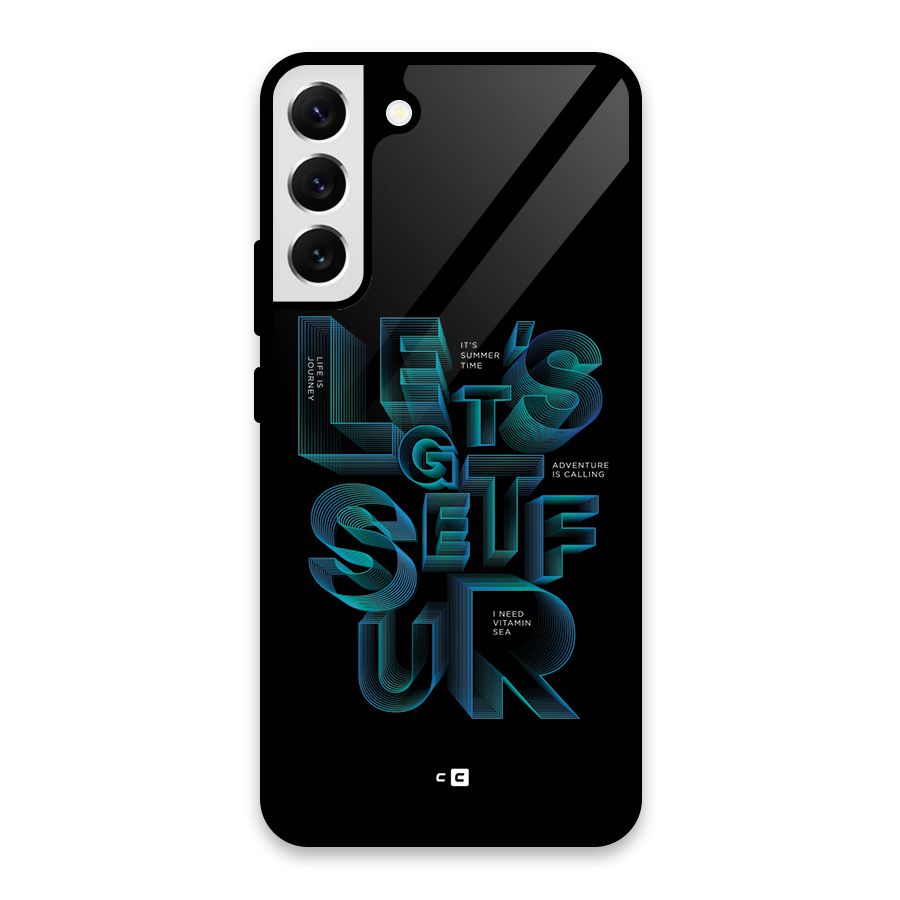 Lets Get Surf Glass Back Case for Galaxy S22 Plus 5G