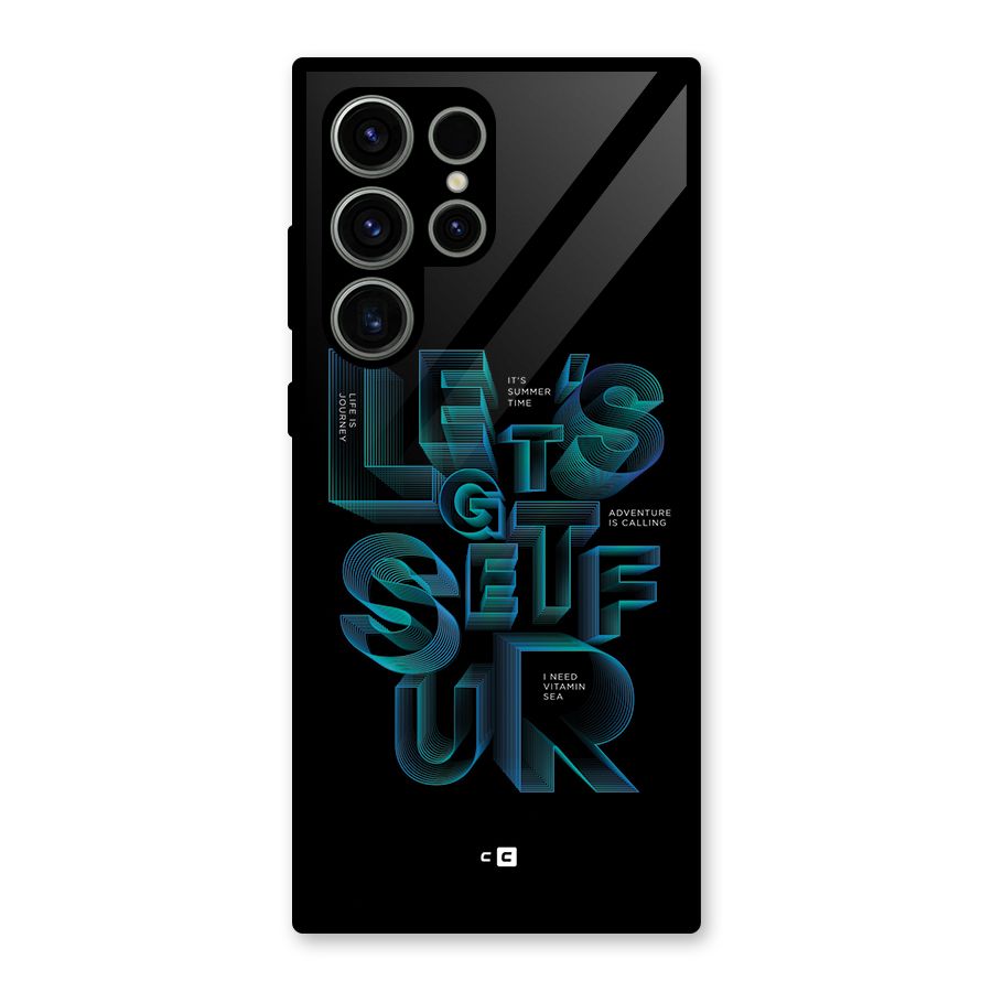 Lets Get Surf Glass Back Case for Galaxy S23 Ultra