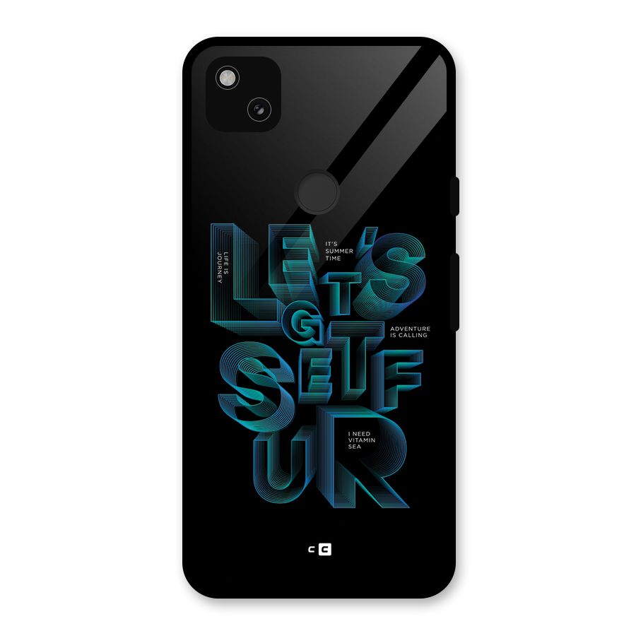 Lets Get Surf Glass Back Case for Google Pixel 4a