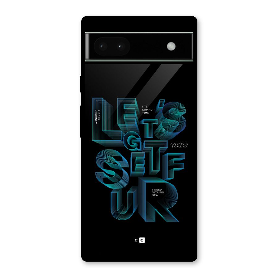 Lets Get Surf Glass Back Case for Google Pixel 6a