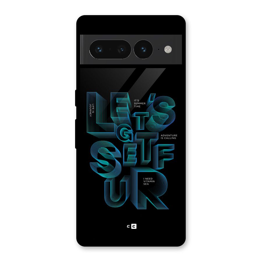 Lets Get Surf Glass Back Case for Google Pixel 7 Pro