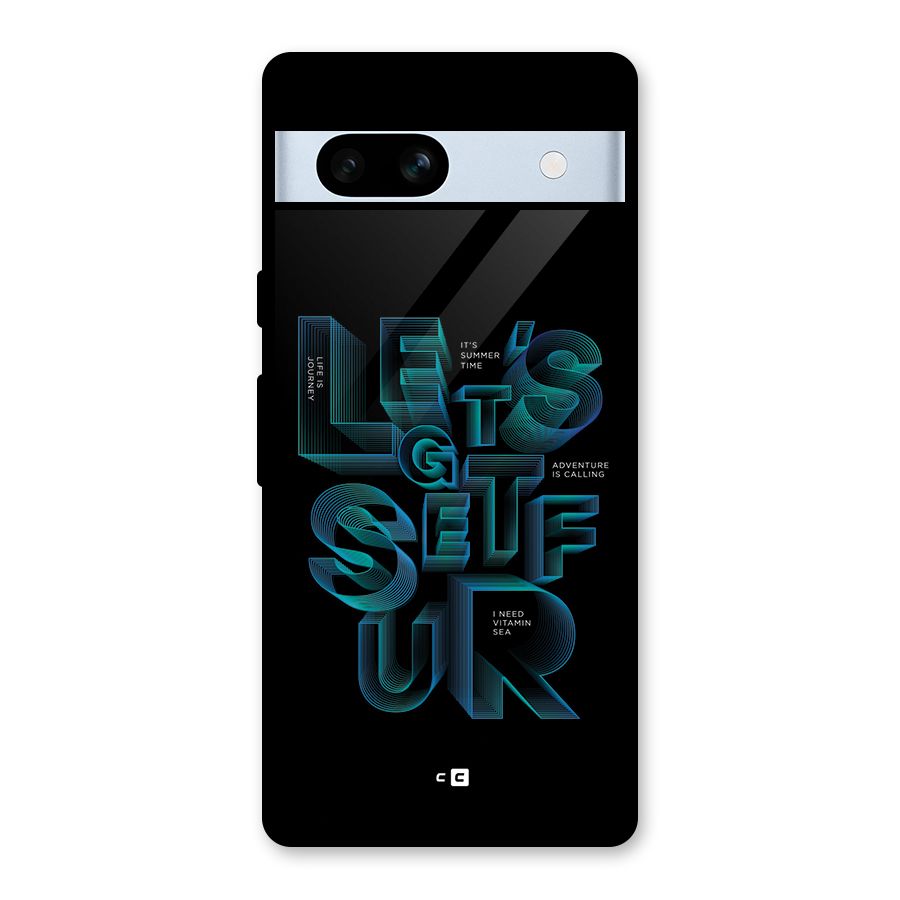 Lets Get Surf Glass Back Case for Google Pixel 7a