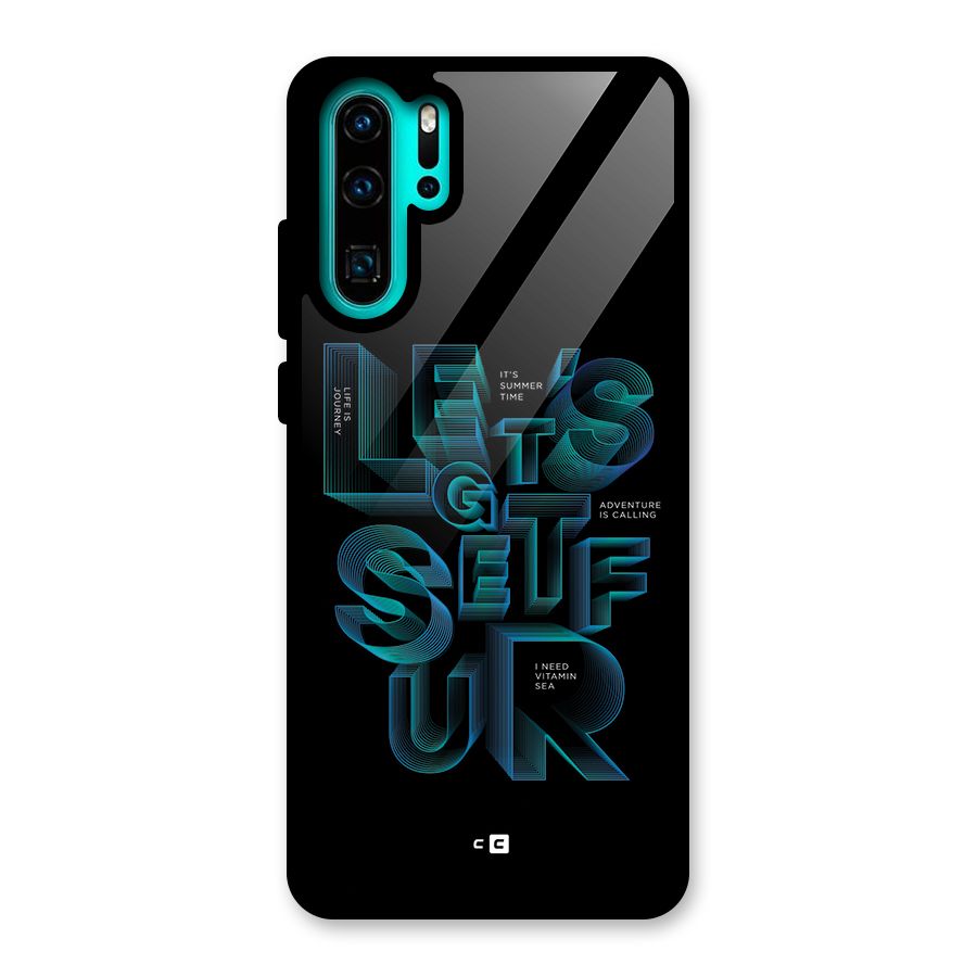 Lets Get Surf Glass Back Case for Huawei P30 Pro