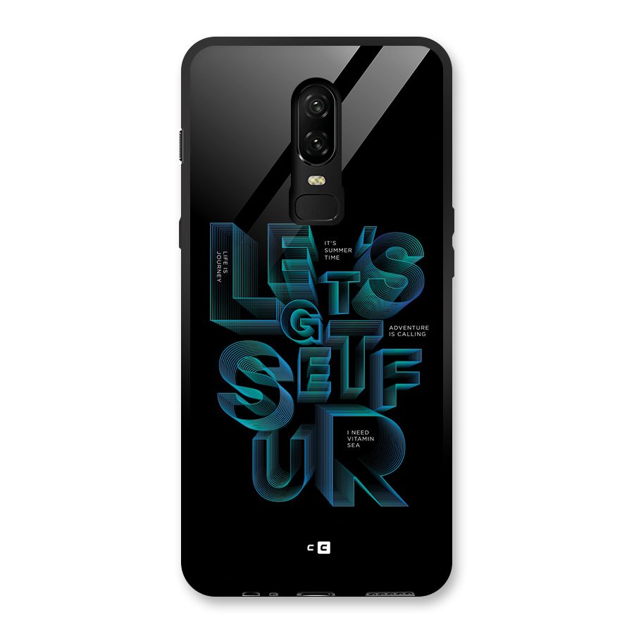 Lets Get Surf Glass Back Case for OnePlus 6