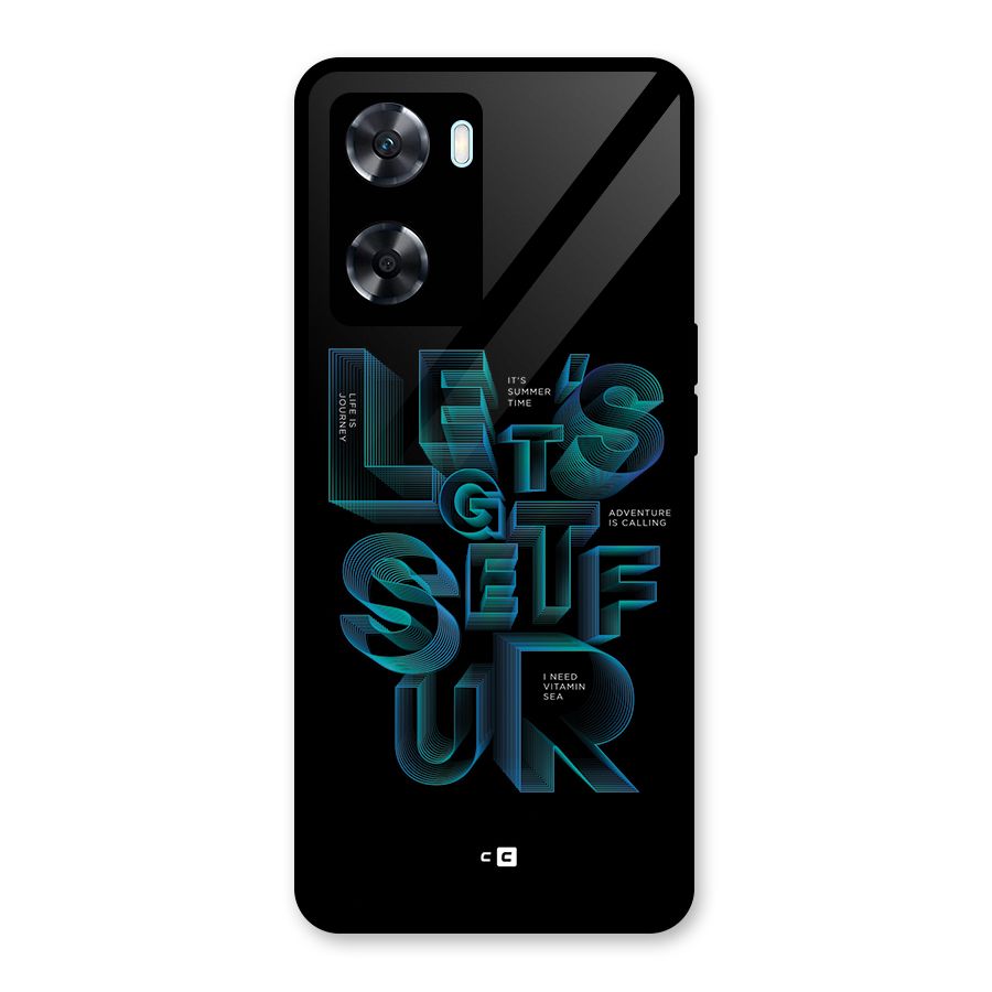 Lets Get Surf Glass Back Case for Oppo A77