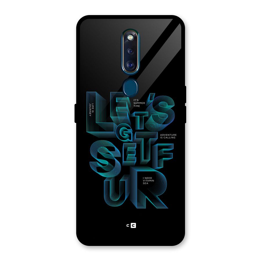 Lets Get Surf Glass Back Case for Oppo F11 Pro