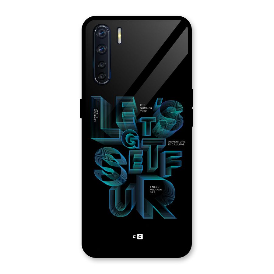 Lets Get Surf Glass Back Case for Oppo F15