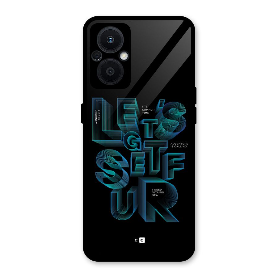 Lets Get Surf Glass Back Case for Oppo F21s Pro 5G