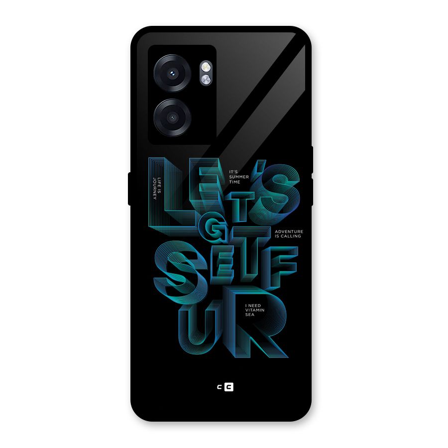 Lets Get Surf Glass Back Case for Oppo K10 (5G)