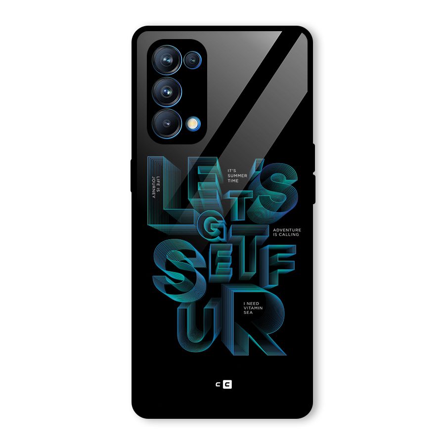 Lets Get Surf Glass Back Case for Oppo Reno5 Pro 5G