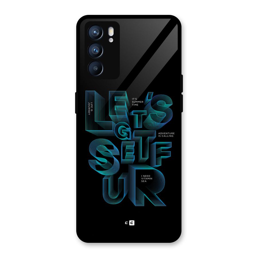 Lets Get Surf Glass Back Case for Oppo Reno6 5G
