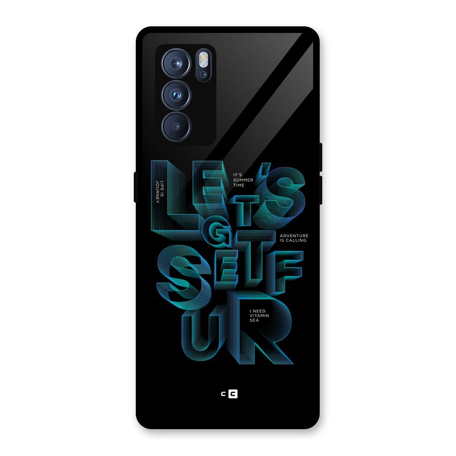 Lets Get Surf Glass Back Case for Oppo Reno6 Pro 5G