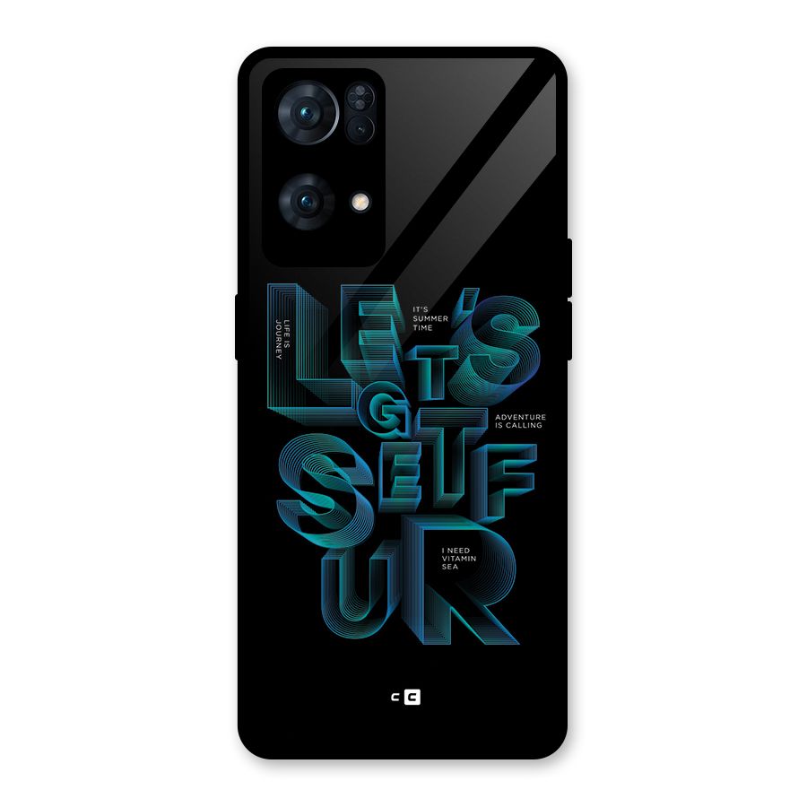 Lets Get Surf Glass Back Case for Oppo Reno7 Pro 5G
