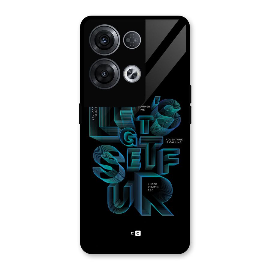 Lets Get Surf Glass Back Case for Oppo Reno8 Pro 5G