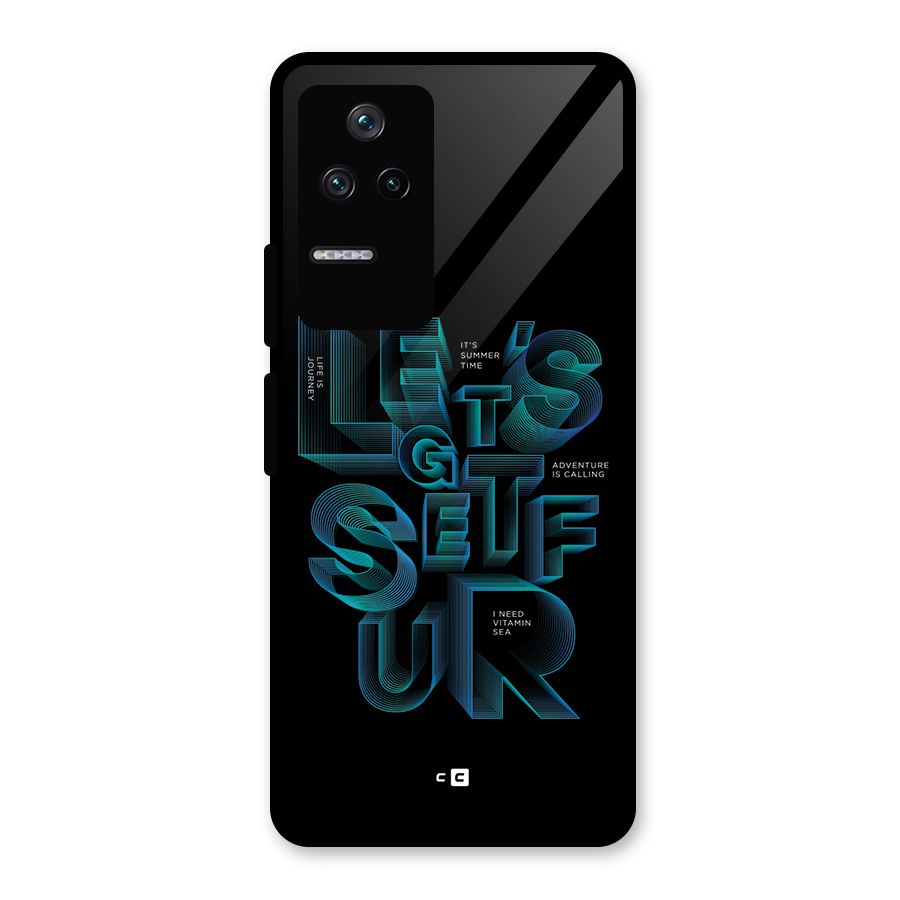 Lets Get Surf Glass Back Case for Poco F4 5G