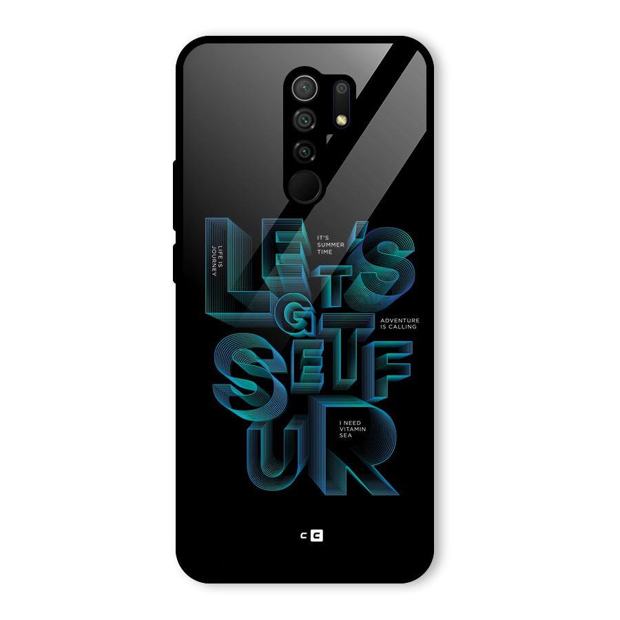 Lets Get Surf Glass Back Case for Poco M2