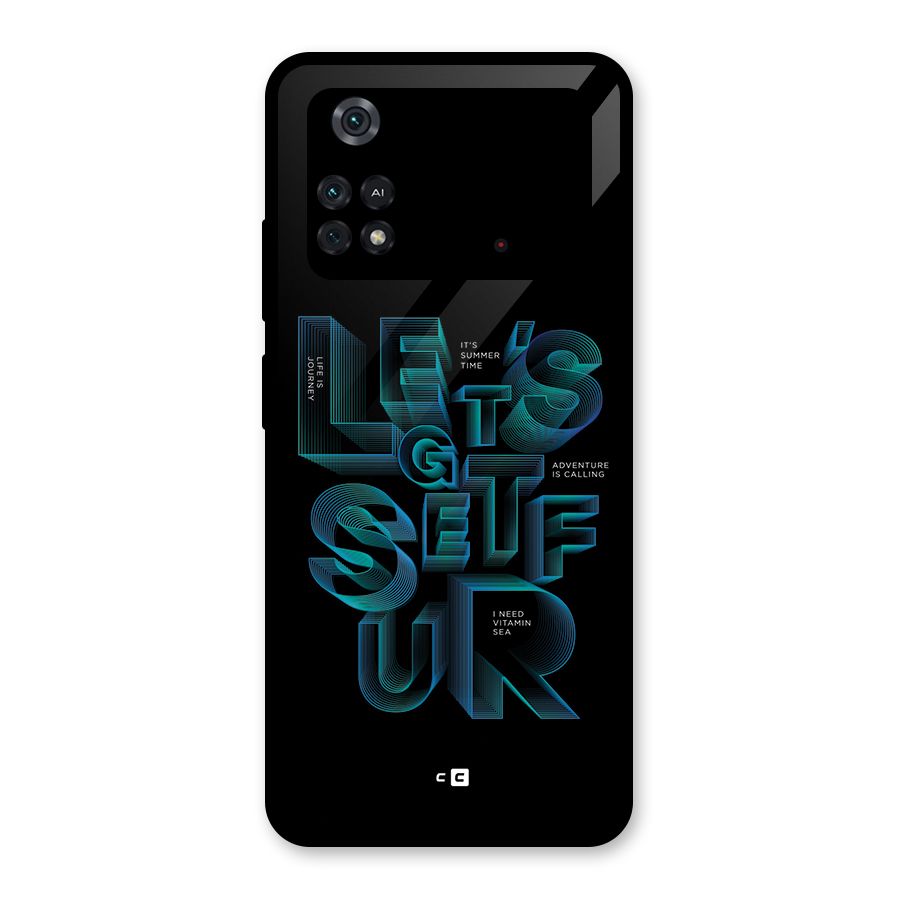Lets Get Surf Glass Back Case for Poco M4 Pro 4G