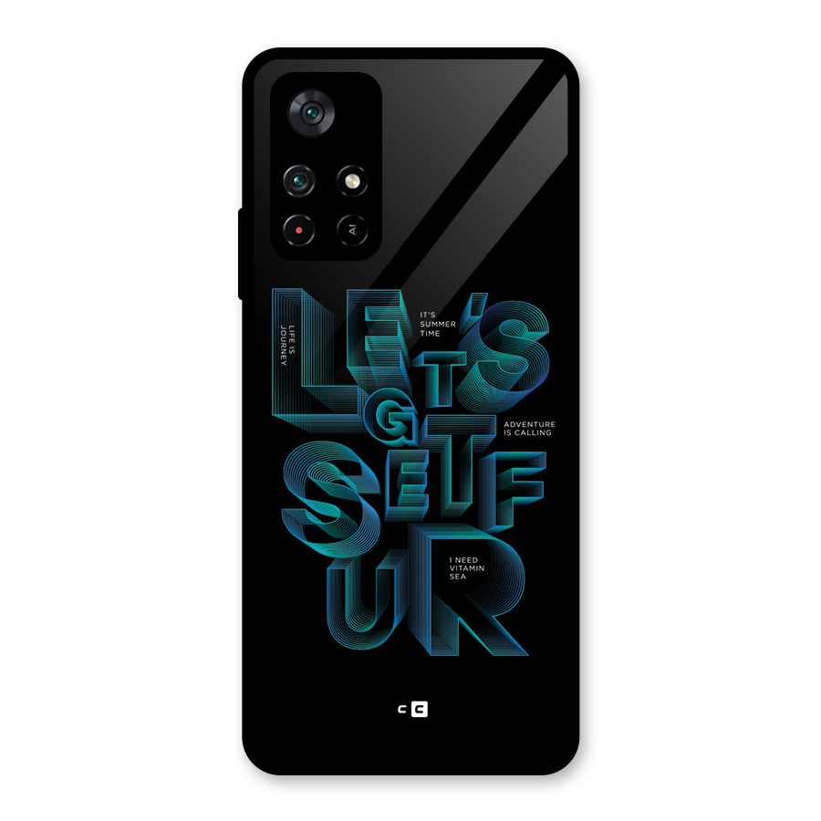 Lets Get Surf Glass Back Case for Poco M4 Pro 5G