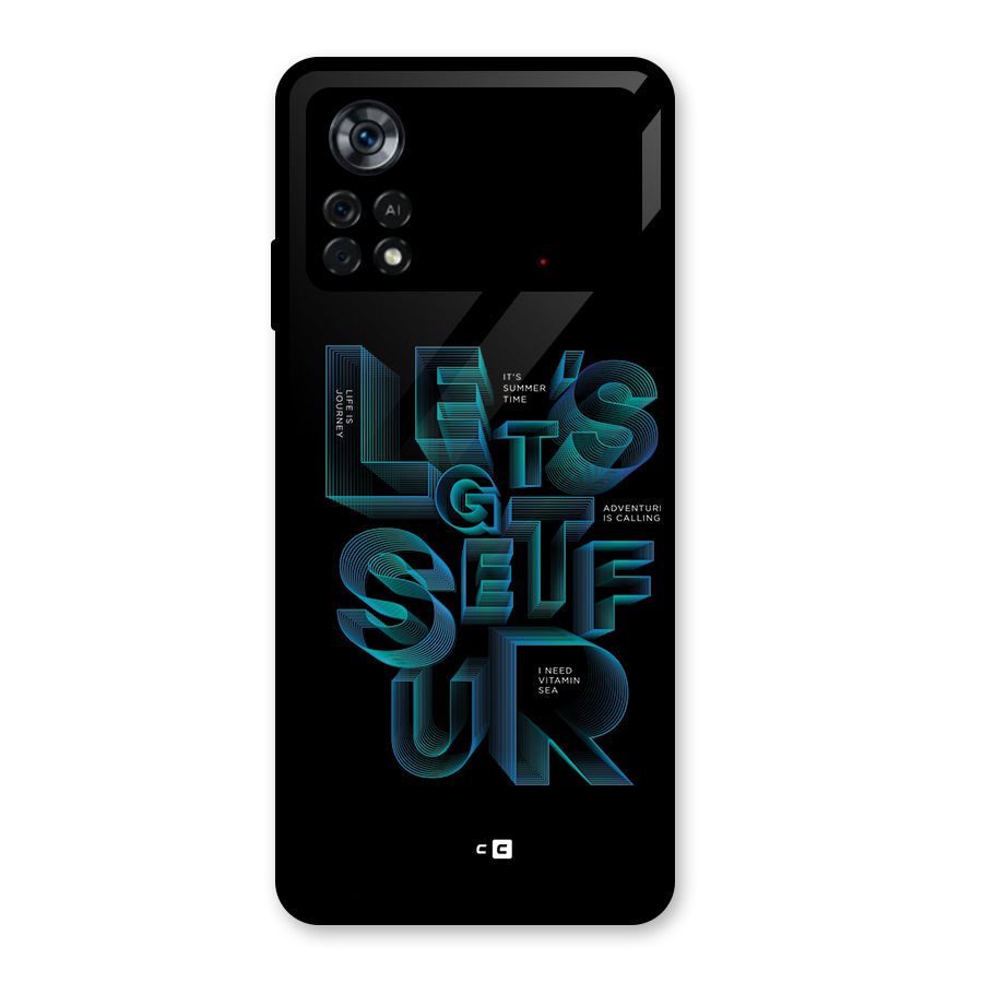Lets Get Surf Glass Back Case for Poco X4 Pro 5G