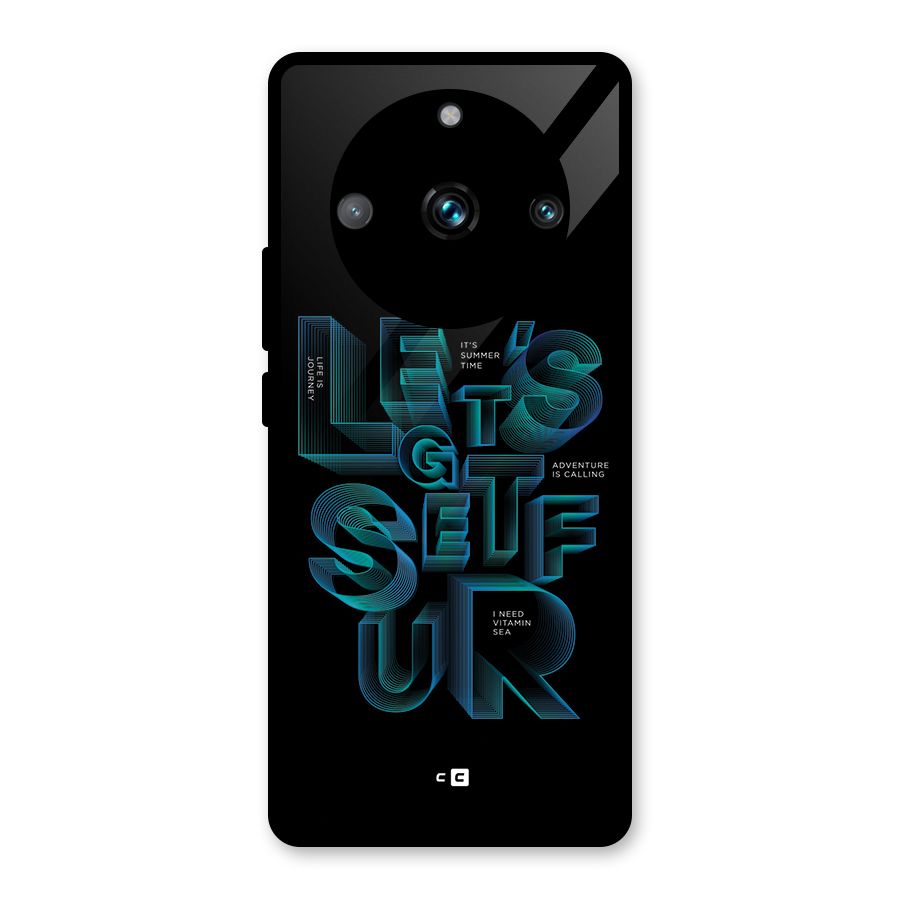 Lets Get Surf Glass Back Case for Realme 11 Pro Plus