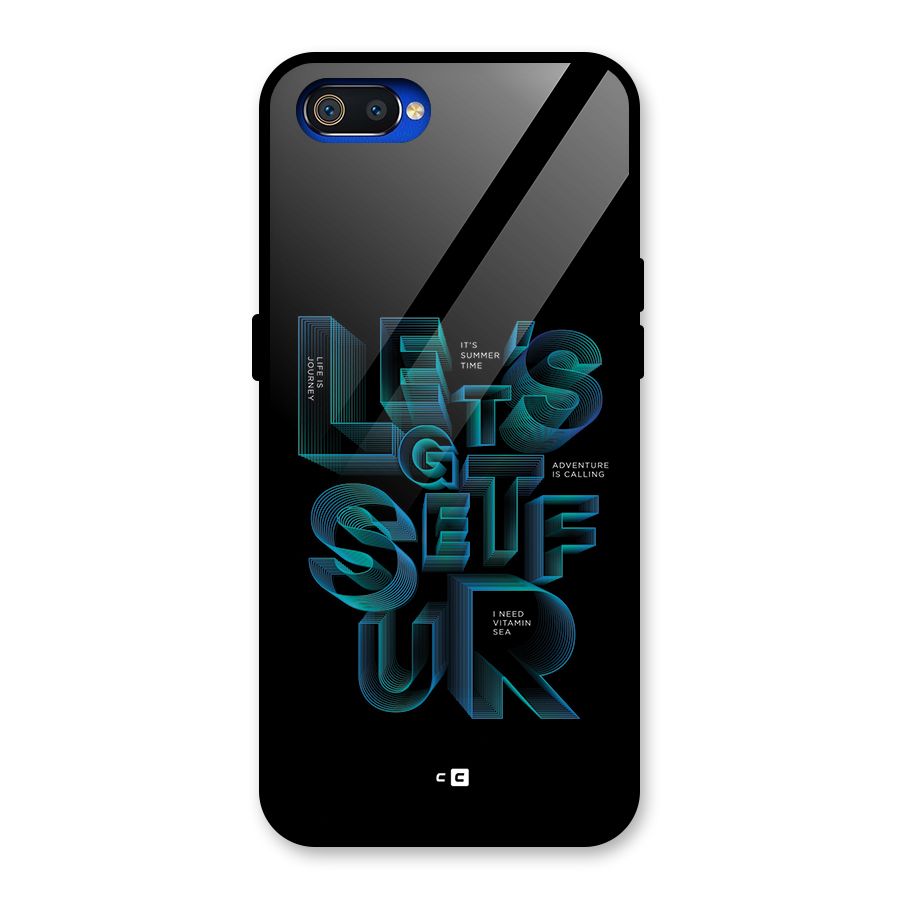 Lets Get Surf Glass Back Case for Realme C2