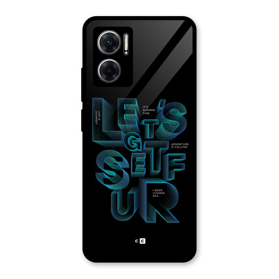 Lets Get Surf Glass Back Case for Redmi 11 Prime 5G